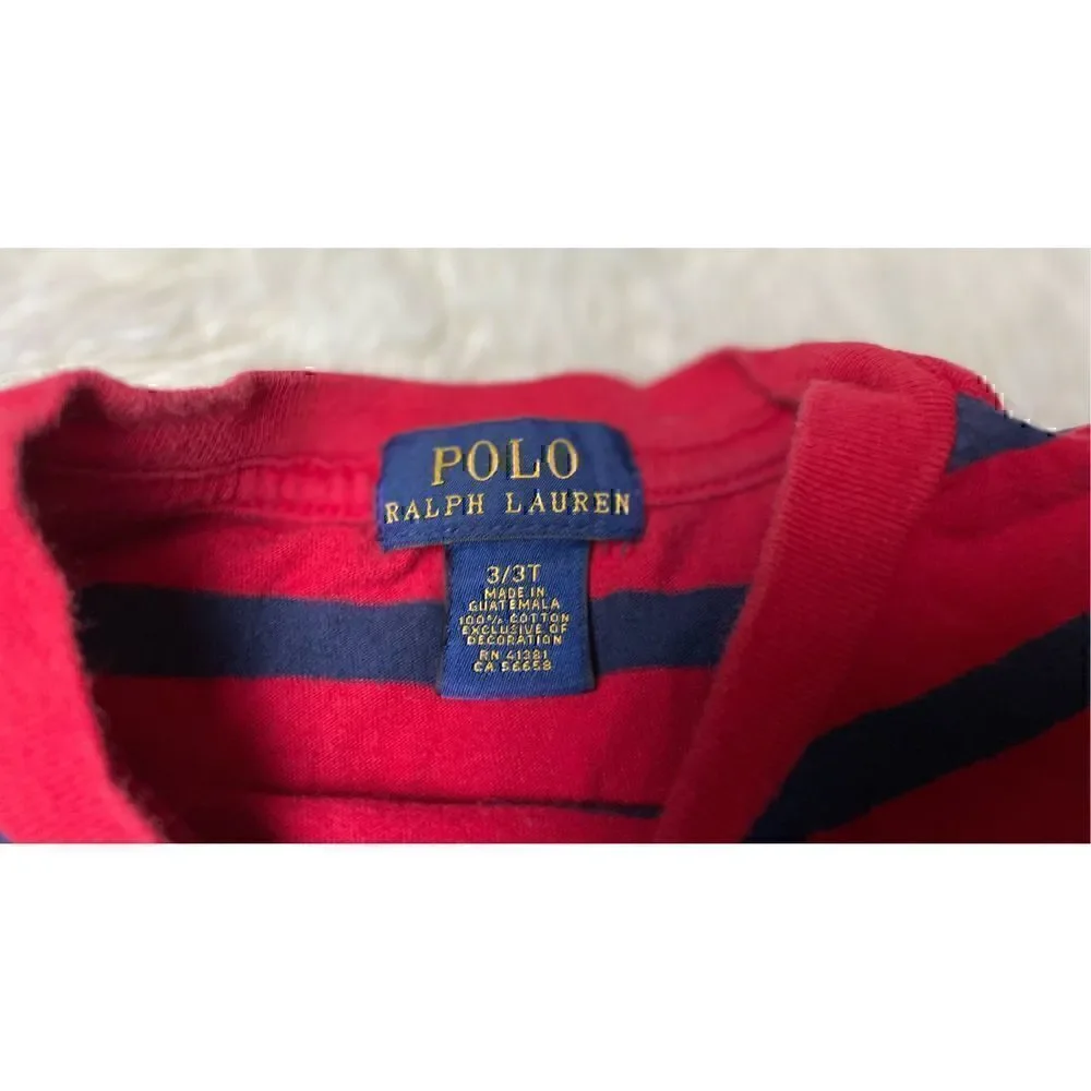 Boys Toddler 5 piece size 3T Short Sleeve & Long Sleeve shirt lot by Polo Ralph